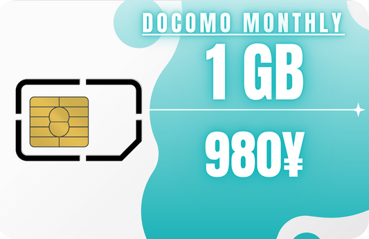 Docomo Monthly 1 GB Call & Data & SMS