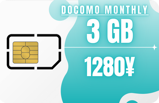 Docomo Monthly 3 GB Call & Data & SMS